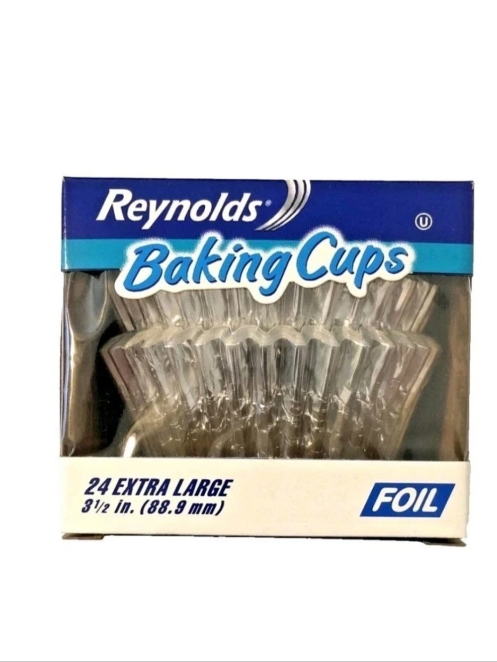 Reynolds Foil Baking Cups 3.5" Extra Large 24 Ct New Discontinued Vintage 2001